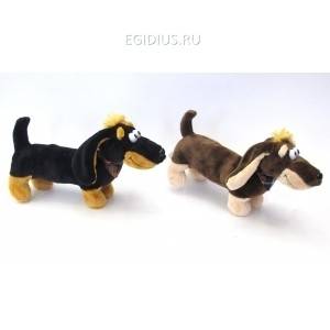 Игрушка мягконабивнаяя Собачка, L30 см, 2 в. 81-3659 фото 1 — Egidius.ru