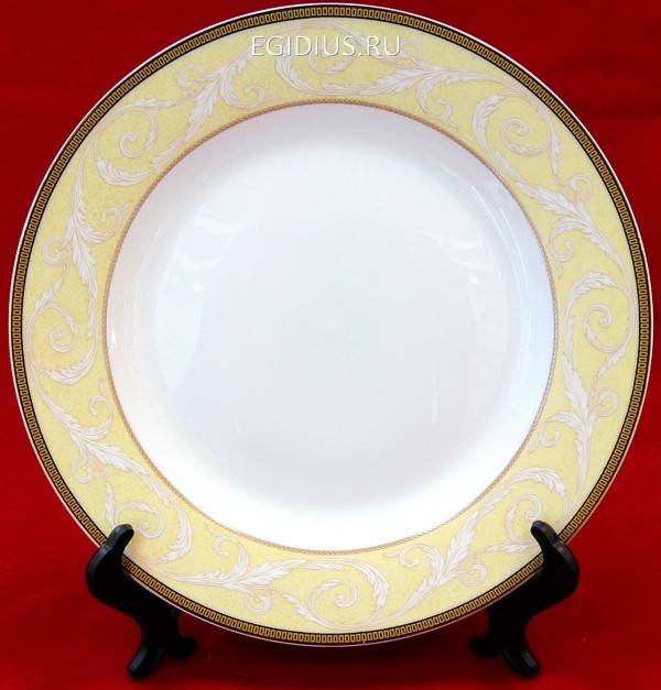 Тарелка "Фреска золото" 20см 600-408 фото 1 — Egidius.ru