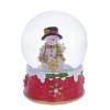 Стеклянный шар со снегом внутри "Снеговик", L6,5 W6,5 H9 D6,5 см, 4в. 81-1285 фото 3 — Egidius.ru