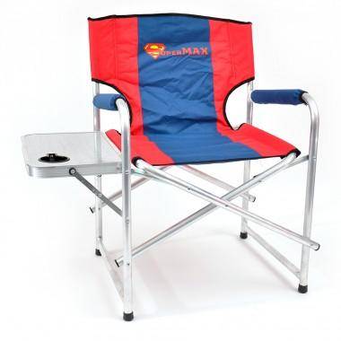 Кресло складное SuperMax алюминий со столиком с подстаканником 41-0076 — Egidius.ru