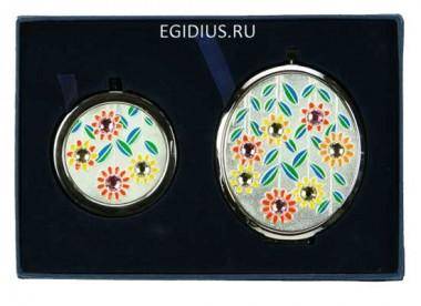 Подарочный набор LA GEER: зеркало, таблетница  105-391 — Egidius.ru