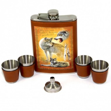 Подарочный набор &quot;Волки&quot; 250 мл 270-726 — Egidius.ru