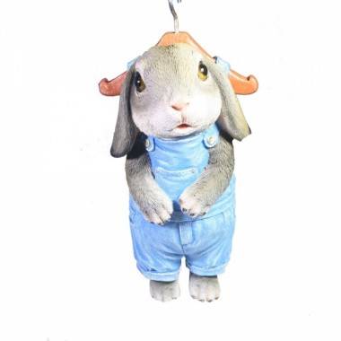 Фигура для дачи &quot;Зайка на вешалке&quot; 13*15*29 81-6833 — Egidius.ru