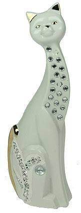 Статуэтка &quot;Кошка&quot;, фарфор 8*6*24  113-044 — Egidius.ru