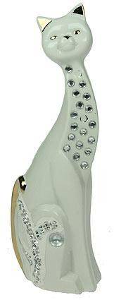 Статуэтка "Кошка", фарфор 8*6*24  113-044 фото 1 — Egidius.ru