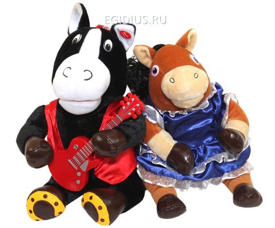 Поющая игрушка: Конь Вороной и Лошадка ЖуЖу 500-127 фото 1 &mdash; Egidius.ru