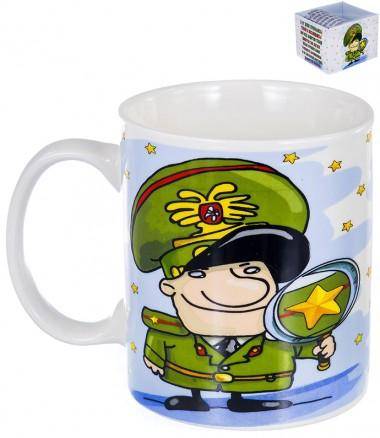 Кружка на 23 февраля мальчикам подарочная 350 мл &quot;Тобой я восхищаюсь&quot; 902-008 — Egidius.ru