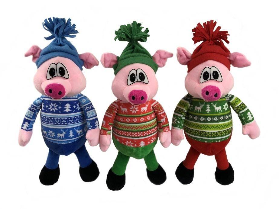 Упаковка для подарков Свинка (в ассортименте) S6 28/38см,  600 гр  281-159 фото 1 &mdash; Egidius.ru