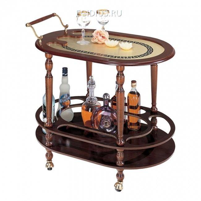 Сервировочный столик светлый, 52х77х63см 700-052 фото 1 &mdash; Egidius.ru