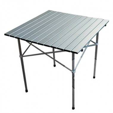 Стол туристический реечный 70*70*70 см (Алюмин) 272-018 — Egidius.ru