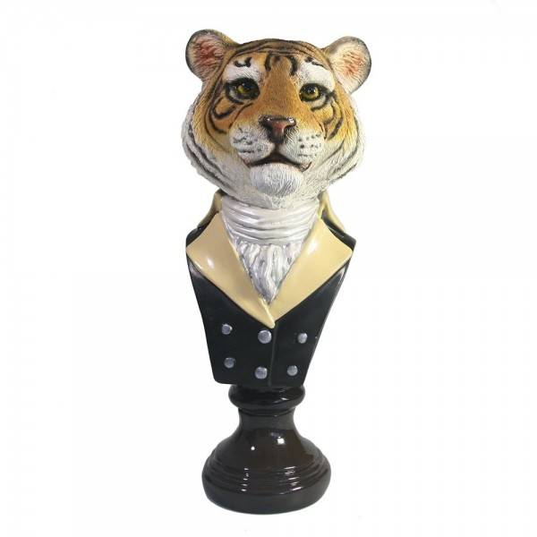 Фигура декоративная "Бюст тигра" (акрил) 81-3028 фото 1 — Egidius.ru