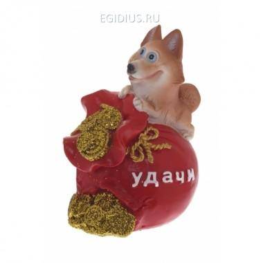 Копилка Собака, 7.5x6.5x10.2см, 2в.  81-3966 — Egidius.ru