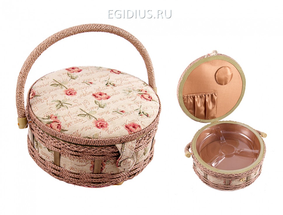 Шкатулка для рукоделия Сундучок 24*24*12см  115-022 фото 1 — Egidius.ru