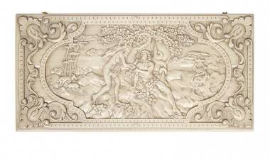 Настольная игра: Нарды резные &quot;Адам и Ева&quot; Патина, Ustyan 4-2-061 — Egidius.ru