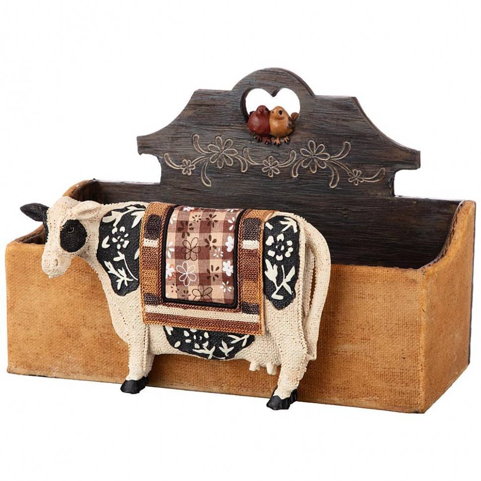 Салфетница "корова" 23*14*15 см. 333-122 фото 1 — Egidius.ru