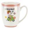 Кружка фарфоровая с перламутровым покрытием "Мышь с пожеланиями" v=340мл. (4вида) 410-012 фото 2 — Egidius.ru