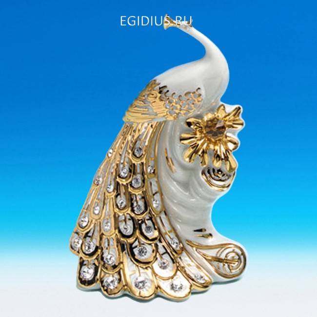 Павлин  8см х h.13см 705-010 фото 1 — Egidius.ru