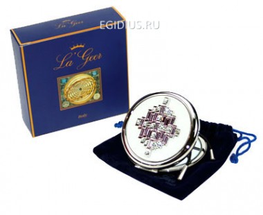 Зеркальце со стразами LA GEER  105-392 — Egidius.ru