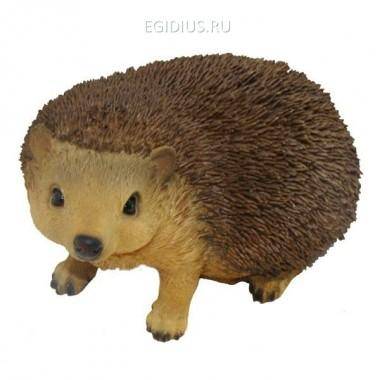Садовая фигура из полистоунаЕжик лесной малый, L22 W17H14,5см 81-6472 — Egidius.ru