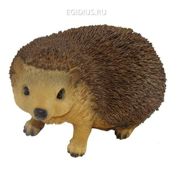 Садовая фигура из полистоунаЕжик лесной малый, L22 W17H14,5см 81-6472 фото 1 — Egidius.ru