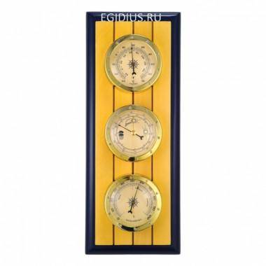 Метеостанция 3 прибора, 15х38х2см 700-565 — Egidius.ru