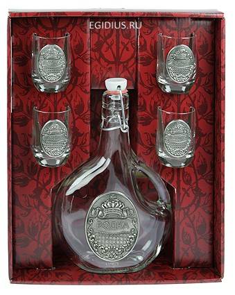 Подарочный набор для водки  112-013 фото 1 &mdash; Egidius.ru