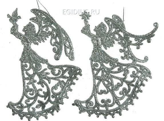 Игрушка ёлочная Ангел серебро 13см  151-135 фото 1 — Egidius.ru Игрушка ёлочная Ангел серебро 13см  151-135 фото 1 — Egidius.ru