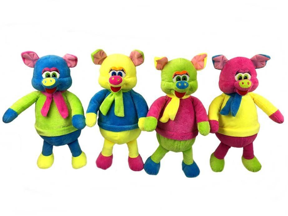 Упаковка для подарков Свинка (в ассортименте) S7 28/38см,  800 гр  281-160 фото 1 — Egidius.ru