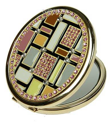 Зеркальце со стразами "LA GEER"  105-342 фото 1 — Egidius.ru