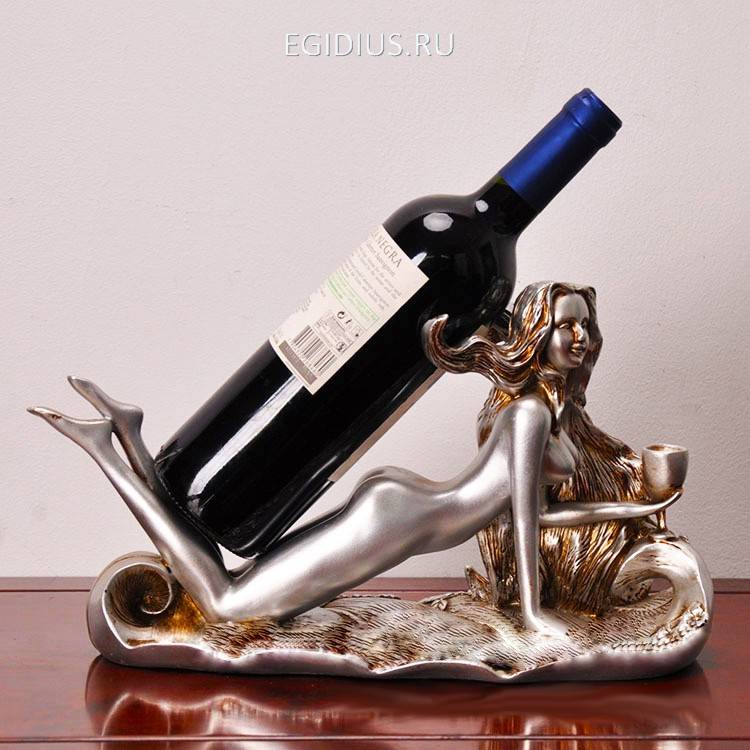 Подставка под бутылку"девушка"  35*15*17,5 271-002 фото 1 — Egidius.ru