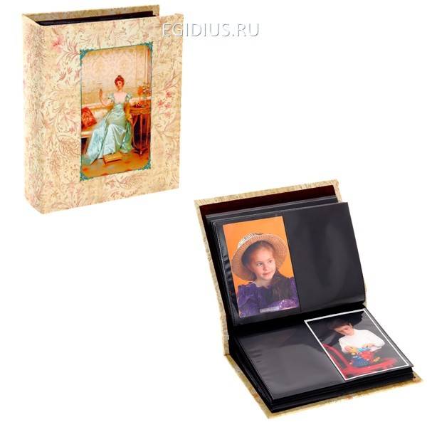 Фотоальбом на 200 фотографий (10х15 см) (шелк), L23,5 W19 H6 см 81-0153 фото 1 — Egidius.ru