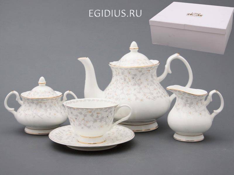 Чайный сервиз на 6 персон 15 пр. "вивьен" 1000/250 мл. 300-209 фото 1 &mdash; Egidius.ru