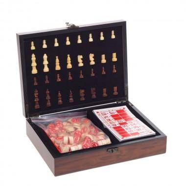 Игра настольная 2 в 1 (шахматы/лото), L26 W19,5 H7 см 81-5157 — Egidius.ru