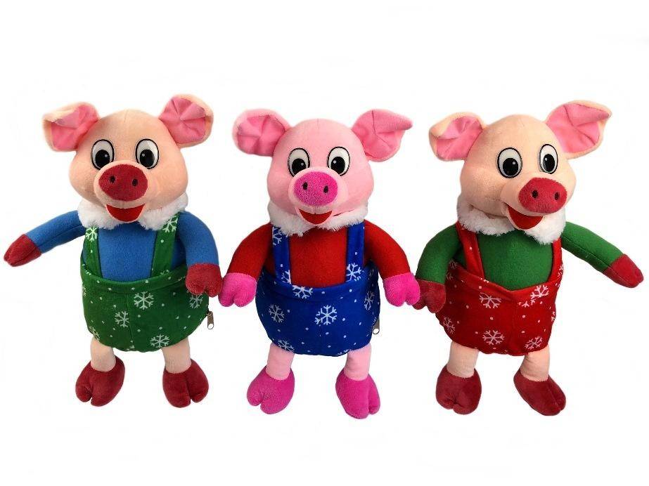 Упаковка для подарков Свинка (в ассортименте) S3 26/35 см,   1000 гр  281-156 фото 1 — Egidius.ru