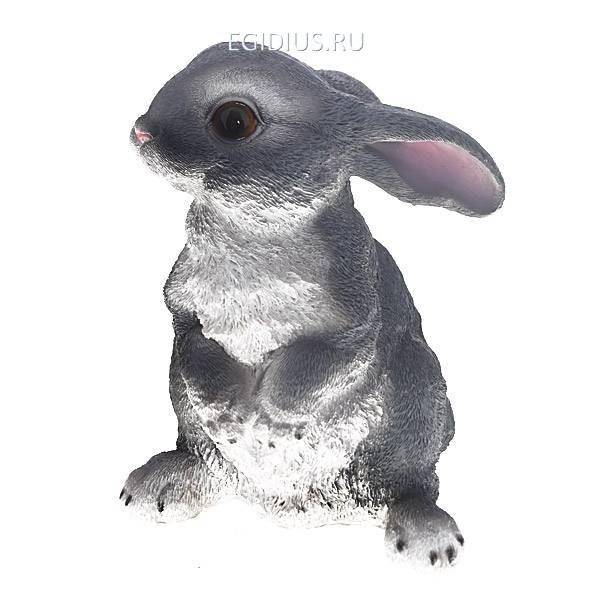 Фигура декоративная Зайка-лапочка  L17W17.5H24 81-6068 фото 1 — Egidius.ru