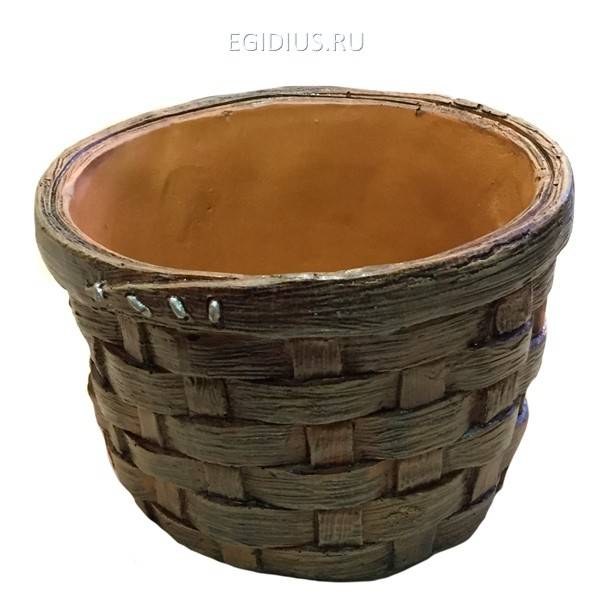 Декоративное кашпо для сада (Кузовок круглый (без салф.) L14W14H9,5 см) 81-6334 фото 1 — Egidius.ru Декоративное кашпо для сада (Кузовок круглый (без салф.) L14W14H9,5 см) 81-6334 фото 1 — Egidius.ru