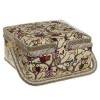 Шкатулка для рукоделия с подносом и набором для шитья, L19,5 W19,5 H11см 81-4025 фото 2 — Egidius.ru