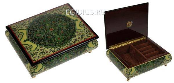 Шкатулка ювелирная "MERCANTE" 17*13*6см 110-806 фото 1 &mdash; Egidius.ru