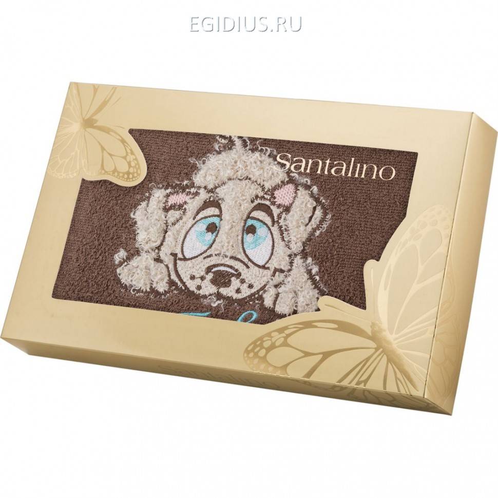 Полотенце  40*70см, "рэкс", 380 г/м.кв., х/б 100%, коричневый 332-488 фото 1 &mdash; Egidius.ru