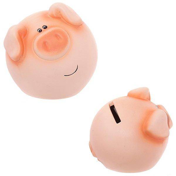 Копилка "Свинка", L13,3 W12,4 H12,7см 82-0543 фото 1 — Egidius.ru