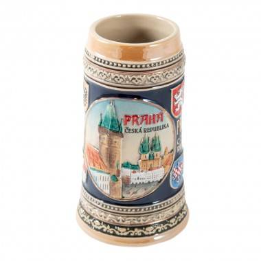 Пивная кружка коллекционная &quot;Прага&quot; 9*11*19см, 700мл   111-266 — Egidius.ru