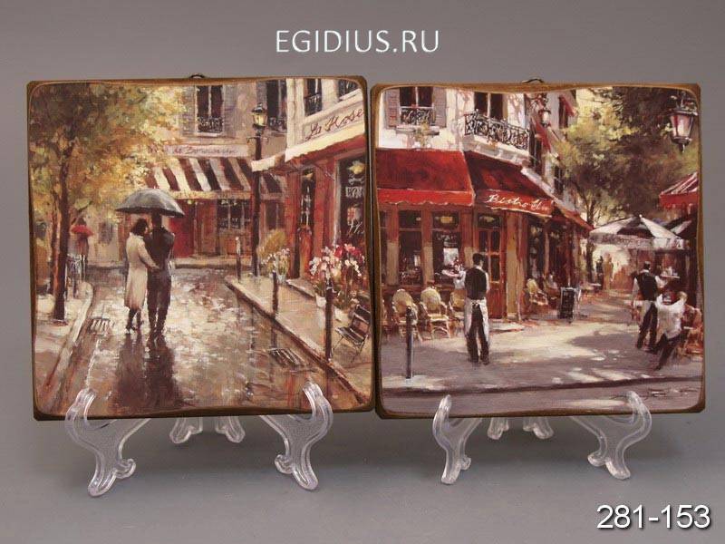 Комплект настенных панно из 2 шт.  319-403 фото 1 &mdash; Egidius.ru