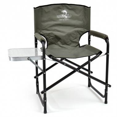 Кресло рыболовное складное Кедр со столиком, сталь  41-0058 — Egidius.ru