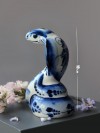 Фарфоровая фигурка змея 10 см гжель, 281-484 фото 3 — Egidius.ru