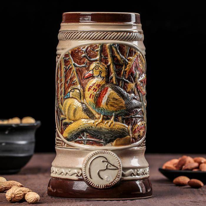 Кружка пивная 700 мл "Утки"  802-049 фото 1 &mdash; Egidius.ru