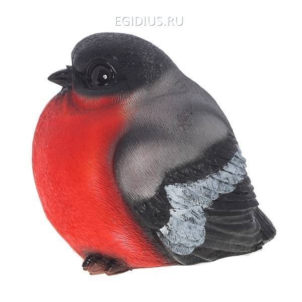 Фигура для сада и дачи Снегирь большой L24W21H21 81-6169 фото 1 — Egidius.ru