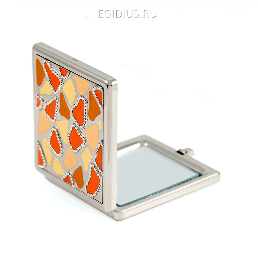 Зеркальце со стразами LA GEER  105-394 фото 1 — Egidius.ru