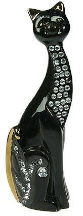 Статуэтка &quot;Кошка&quot;, фарфор 8*6*24  113-049 — Egidius.ru