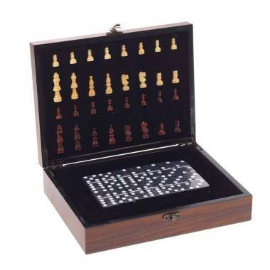 Игра настольная 2 в 1 (шахматы/домино), L26 W19,5 H7 см 81-5158 — Egidius.ru