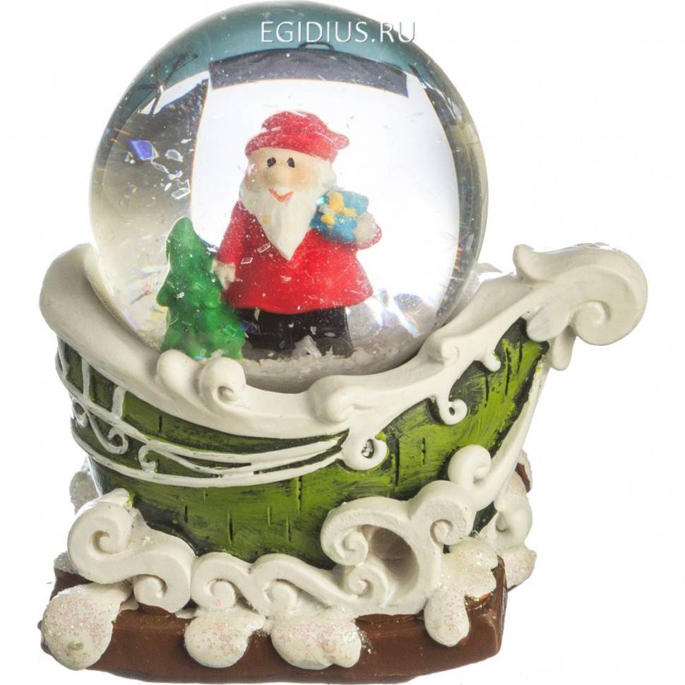 Фигурка "новогодний шар" 6.5*5*7 см. 323-003 фото 1 &mdash; Egidius.ru